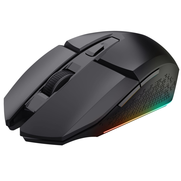 Trust GXT 110 Felox Illuminated Wireless Gaming mouse Svart in de groep COMPUTERS & RANDAPPARATUUR / Muizen en toetsenborden / Muizen / Gaming bij TP E-commerce Nordic AB (C25453)