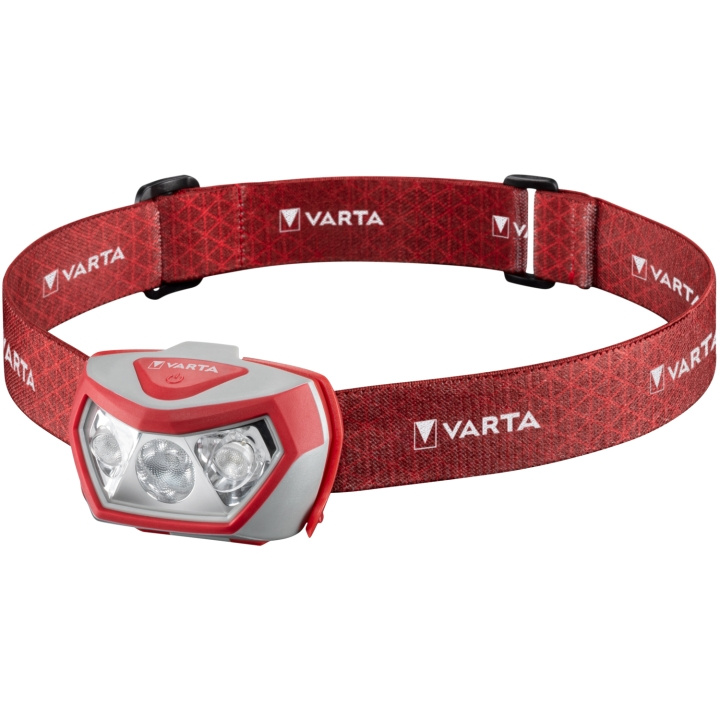 Varta Outdoor Sports H20 Pro Pannlampa 200 lm Röd in de groep SPORT, VRIJE TIJD & HOBBY / Zaklampen & Hoofdlampen / Hoofdlampen bij TP E-commerce Nordic AB (C25558)