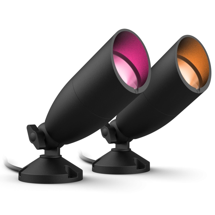 WiZ WiFi Smart LED Spotlight Färg + Varm-kallvit 12V Startkit in de groep HUISHOUDEN & TUIN / Elektriciteit & Verlichting / Buitenverlichting / Tuinverlichting bij TP E-commerce Nordic AB (C25615)