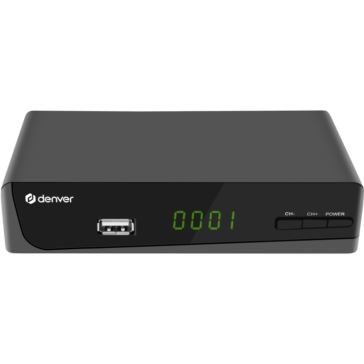 Denver DVB-T2-Box H.265 FTA Boxer USB media-ingång in de groep HOME ELECTRONICS / Audio & Beeld / TV & Accessoires / Terrestrisch/Boxer bij TP E-commerce Nordic AB (C25666)