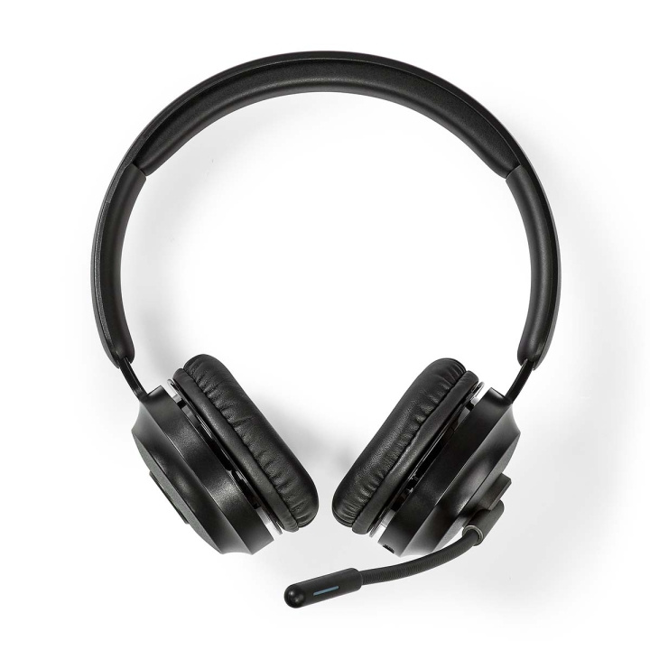 Nedis PC-Headset | On-Ear | Stereo | Bluetooth | Inklapbare Microfoon | Zwart in de groep COMPUTERS & RANDAPPARATUUR / Computeraccessoires / Koptelefoon bij TP E-commerce Nordic AB (C25676)