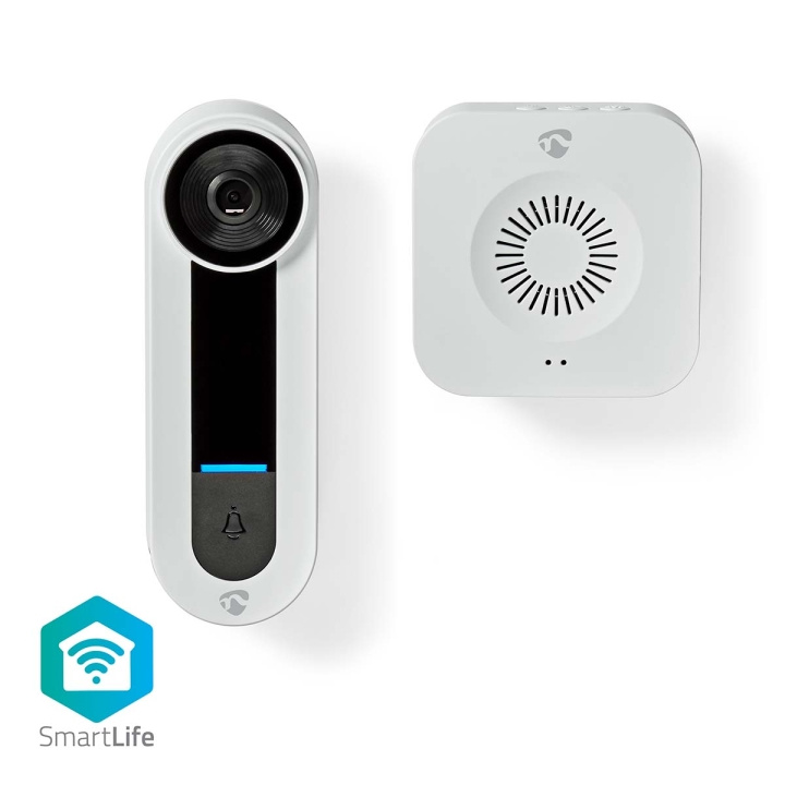 Nedis SmartLife Videodeurbel | Wi-Fi | Netvoeding | 1536x1536 | Cloud Opslag (optioneel) / microSD (niet inbegrepen) / Onvif | IP65 | Met bewegingssensor | Wit in de groep HUISHOUDEN & TUIN / Alarm & Beveiliging / Deurbellen bij TP E-commerce Nordic AB (C25726)