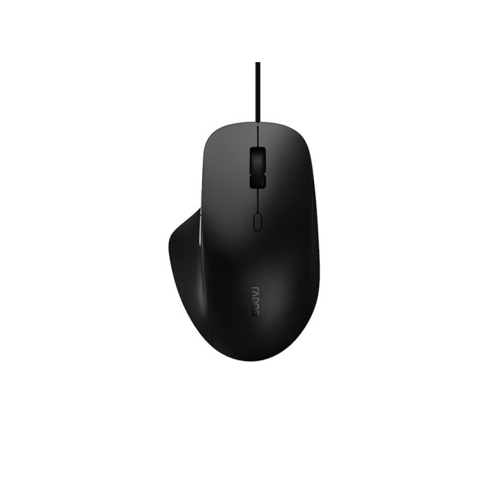 Mouse N500 USB Wired Silent Optical Black in de groep COMPUTERS & RANDAPPARATUUR / Muizen en toetsenborden / Muizen / Met kabel bij TP E-commerce Nordic AB (C25919)