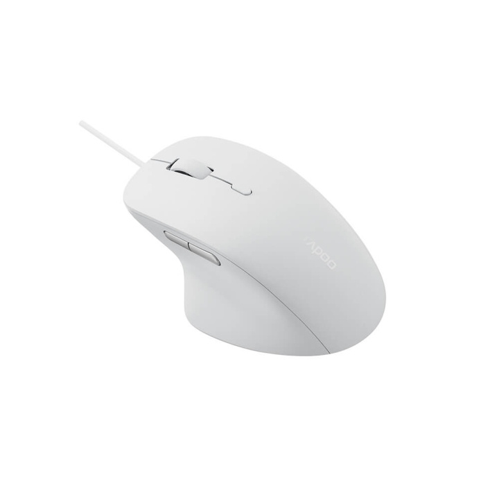 Mouse N500 USB Wired Silent Optical White in de groep COMPUTERS & RANDAPPARATUUR / Muizen en toetsenborden / Muizen / Met kabel bij TP E-commerce Nordic AB (C25920)