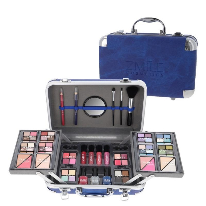 Zmile Cosmetics Makeup Box Traveller Blue Vegan in de groep BEAUTY & HEALTH / Makeup / Tools & Make-up set / Make-up set bij TP E-commerce Nordic AB (C25941)