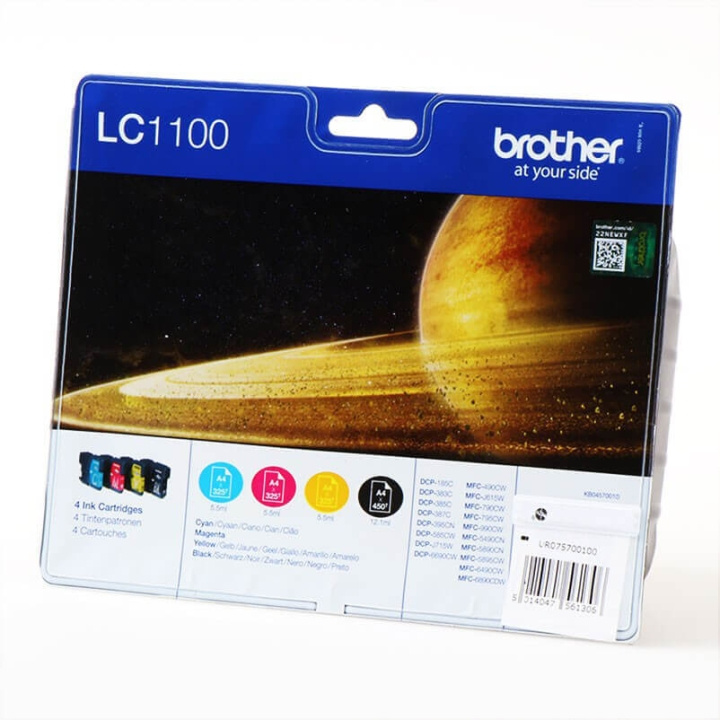 Ink LC1100VALBPDR LC-1100 Multipack in de groep COMPUTERS & RANDAPPARATUUR / Printers & Accessoires / Inkt & Toner / Toner / Brother bij TP E-commerce Nordic AB (C26017)