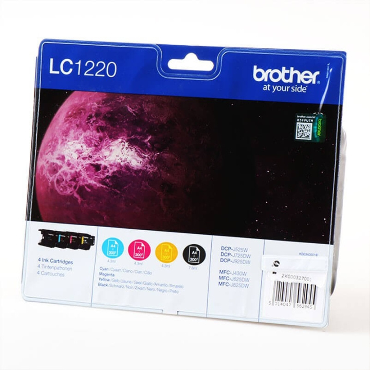 Ink LC1220VALBPDR LC-1220 Multipack in de groep COMPUTERS & RANDAPPARATUUR / Printers & Accessoires / Inkt & Toner / Inktpatronen / Brother bij TP E-commerce Nordic AB (C26027)