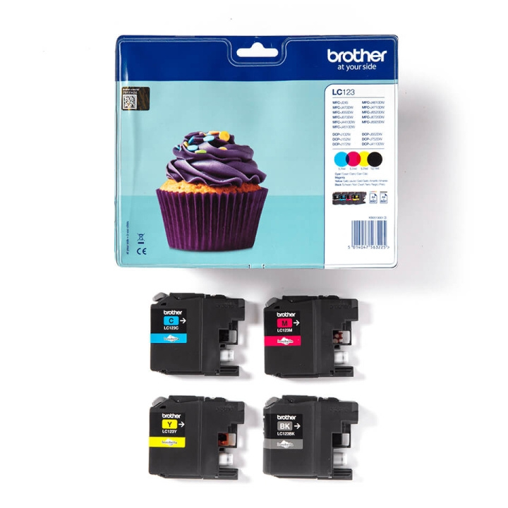 Ink LC123VALBPDR LC-123 Multipack in de groep COMPUTERS & RANDAPPARATUUR / Printers & Accessoires / Inkt & Toner / Toner / Brother bij TP E-commerce Nordic AB (C26034)