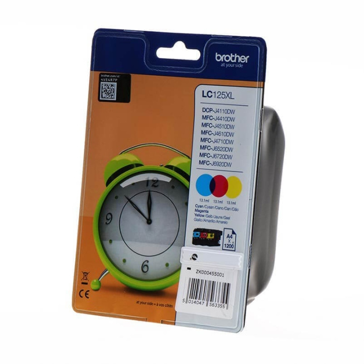 Ink LC125XLRBWBPDR LC-125XL Rainbow-pack in de groep COMPUTERS & RANDAPPARATUUR / Printers & Accessoires / Inkt & Toner / Toner / Brother bij TP E-commerce Nordic AB (C26044)