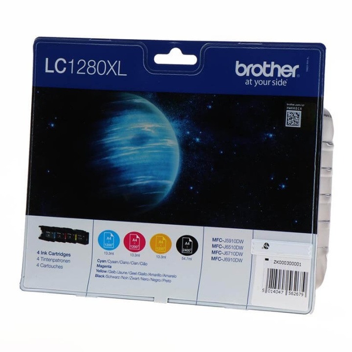 Ink LC1280XLVALBPDR LC-1280XL Multipack in de groep COMPUTERS & RANDAPPARATUUR / Printers & Accessoires / Inkt & Toner / Toner / Brother bij TP E-commerce Nordic AB (C26053)