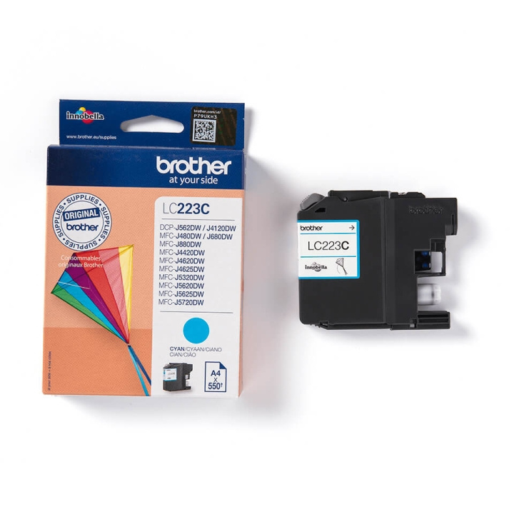 Ink LC223C LC-223 Cyan in de groep COMPUTERS & RANDAPPARATUUR / Printers & Accessoires / Inkt & Toner / Toner / Brother bij TP E-commerce Nordic AB (C26067)