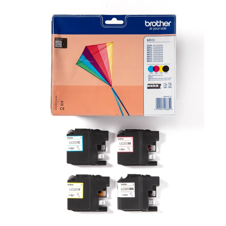 Ink LC223VALBPDR LC-223 Multipack in de groep COMPUTERS & RANDAPPARATUUR / Printers & Accessoires / Inkt & Toner / Toner / Brother bij TP E-commerce Nordic AB (C26069)