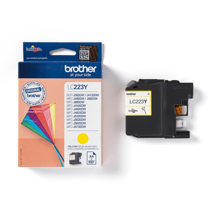 Ink LC223Y LC-223 Yellow in de groep COMPUTERS & RANDAPPARATUUR / Printers & Accessoires / Inkt & Toner / Toner / Brother bij TP E-commerce Nordic AB (C26070)