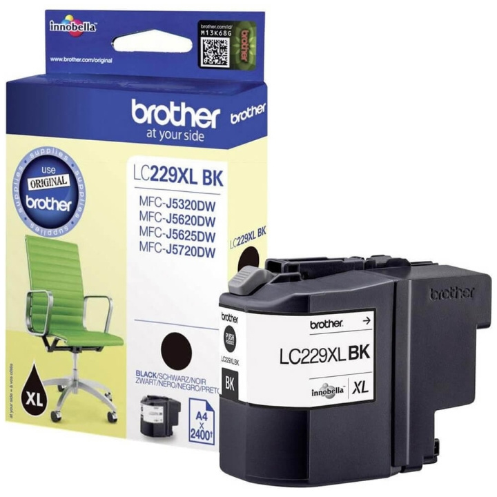 Ink LC229XLBK LC-229XL Black in de groep COMPUTERS & RANDAPPARATUUR / Printers & Accessoires / Inkt & Toner / Toner / Brother bij TP E-commerce Nordic AB (C26076)