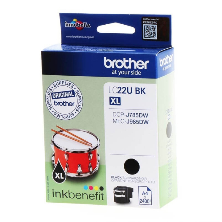 Ink LC22UBK LC-22U Black in de groep COMPUTERS & RANDAPPARATUUR / Printers & Accessoires / Inkt & Toner / Toner / Brother bij TP E-commerce Nordic AB (C26082)