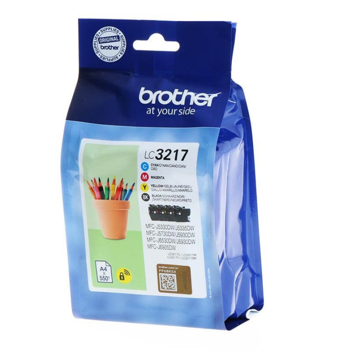 Ink LC3217VALDR LC-3217 Multipack in de groep COMPUTERS & RANDAPPARATUUR / Printers & Accessoires / Inkt & Toner / Toner / Brother bij TP E-commerce Nordic AB (C26098)