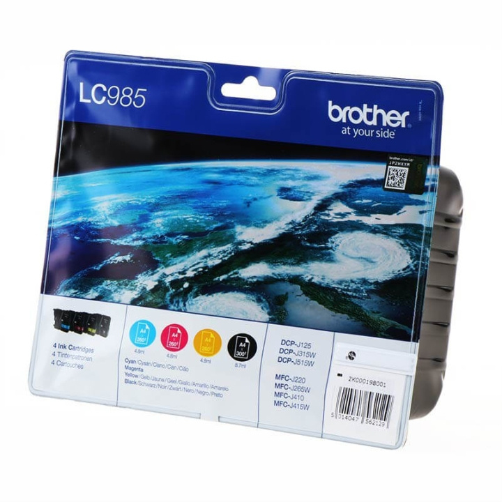 Ink LC985VALBPDR LC-985 Multipack in de groep COMPUTERS & RANDAPPARATUUR / Printers & Accessoires / Inkt & Toner / Toner / Brother bij TP E-commerce Nordic AB (C26145)