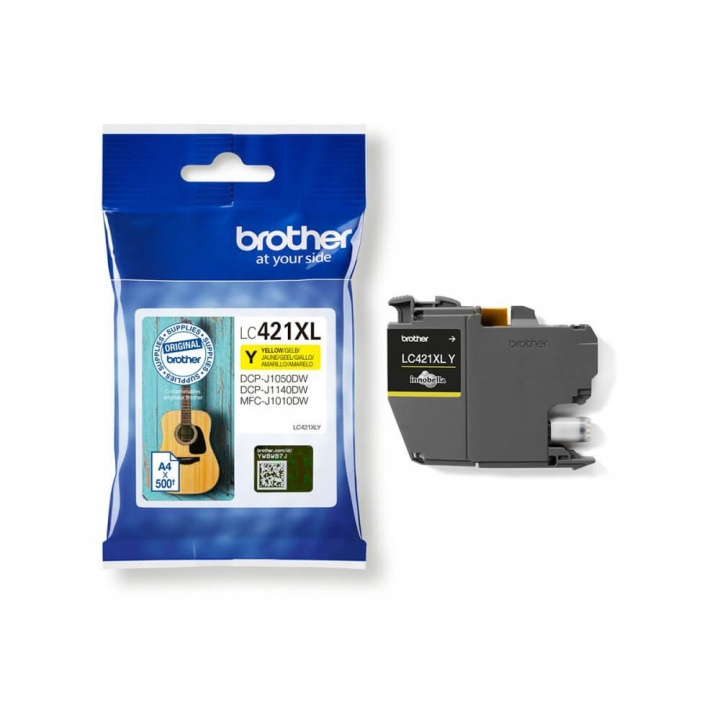 Ink LC421XLY LC-421XL Yellow in de groep COMPUTERS & RANDAPPARATUUR / Printers & Accessoires / Inkt & Toner / Toner / Brother bij TP E-commerce Nordic AB (C26155)