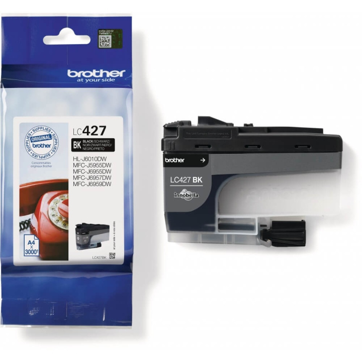 Ink LC427BK LC-427 Black in de groep COMPUTERS & RANDAPPARATUUR / Printers & Accessoires / Inkt & Toner / Toner / Brother bij TP E-commerce Nordic AB (C26158)