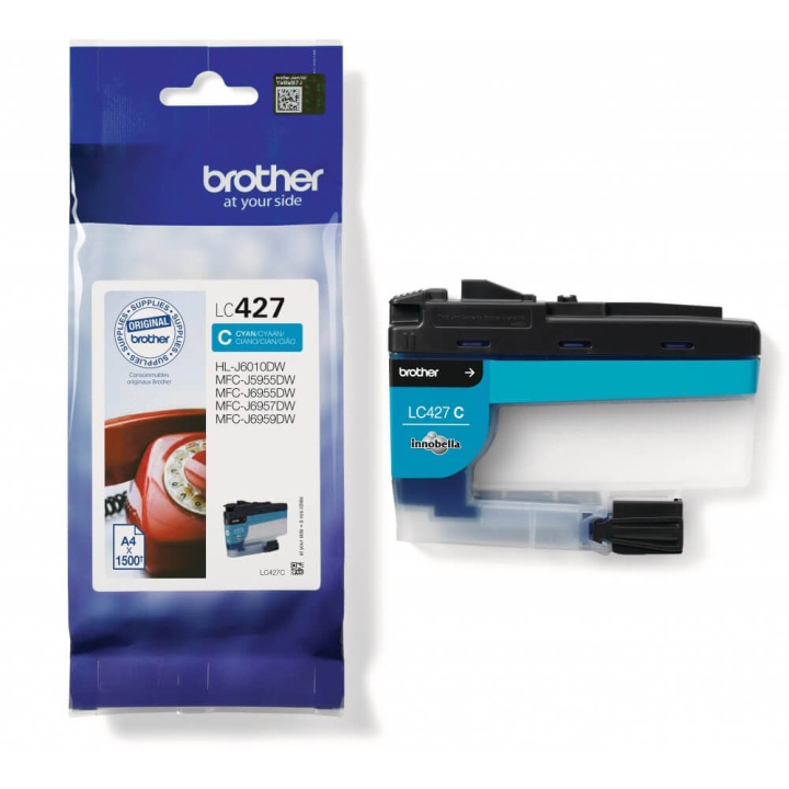 Ink LC427C LC-427 Cyan in de groep COMPUTERS & RANDAPPARATUUR / Printers & Accessoires / Inkt & Toner / Inktpatronen / Brother bij TP E-commerce Nordic AB (C26159)