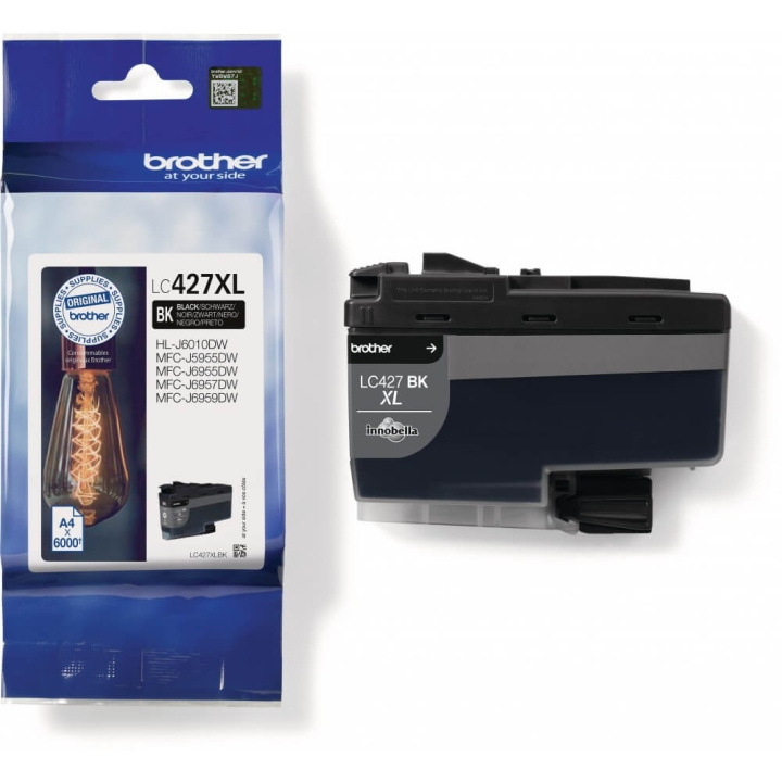 Ink LC427XLBK LC-427 Black High Capacity in de groep COMPUTERS & RANDAPPARATUUR / Printers & Accessoires / Inkt & Toner / Toner / Brother bij TP E-commerce Nordic AB (C26161)