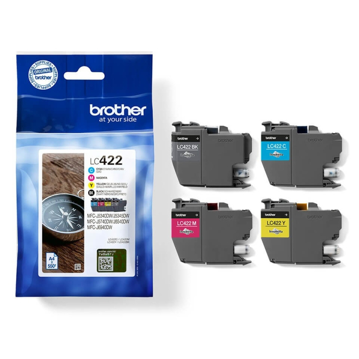 Ink LC422VAL LC-422 Multipack in de groep COMPUTERS & RANDAPPARATUUR / Printers & Accessoires / Inkt & Toner / Toner / Brother bij TP E-commerce Nordic AB (C26174)