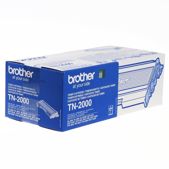 Toner TN2000 TN-2000 Black in de groep COMPUTERS & RANDAPPARATUUR / Printers & Accessoires / Inkt & Toner / Inktpatronen / Brother bij TP E-commerce Nordic AB (C26178)