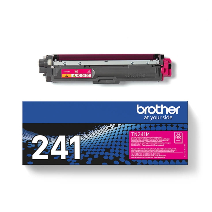 Toner TN241M TN-241 Magenta in de groep COMPUTERS & RANDAPPARATUUR / Printers & Accessoires / Inkt & Toner / Toner / Brother bij TP E-commerce Nordic AB (C26194)