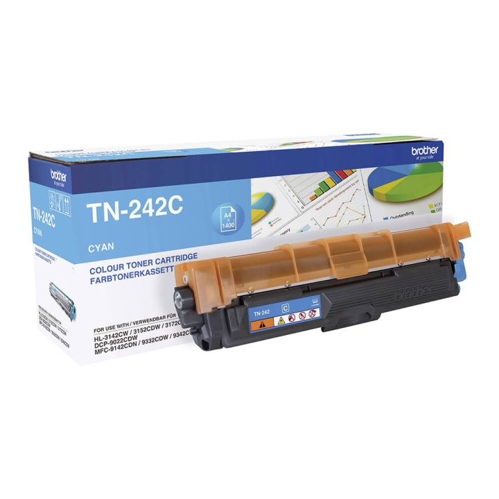 Toner TN242C TN-242 Cyan in de groep COMPUTERS & RANDAPPARATUUR / Printers & Accessoires / Inkt & Toner / Inktpatronen / Brother bij TP E-commerce Nordic AB (C26198)