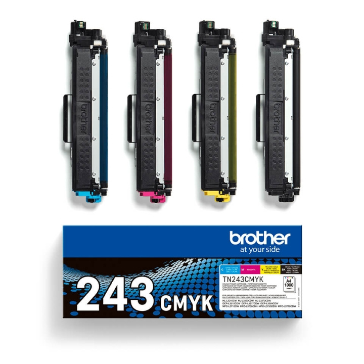 Toner TN243CMYK TN-243 Multipack in de groep COMPUTERS & RANDAPPARATUUR / Printers & Accessoires / Inkt & Toner / Toner / Brother bij TP E-commerce Nordic AB (C26203)