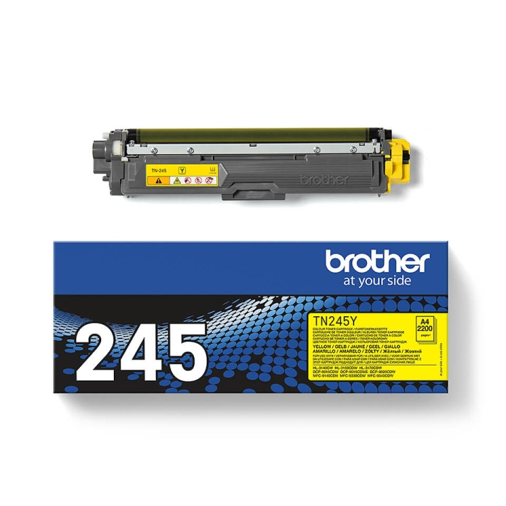 Toner TN245Y TN-245 Yellow in de groep COMPUTERS & RANDAPPARATUUR / Printers & Accessoires / Inkt & Toner / Toner / Brother bij TP E-commerce Nordic AB (C26208)