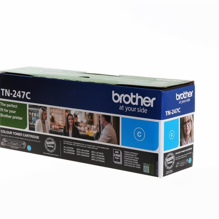 Toner TN247C TN-247 Cyan in de groep COMPUTERS & RANDAPPARATUUR / Printers & Accessoires / Inkt & Toner / Drums / Brother bij TP E-commerce Nordic AB (C26213)