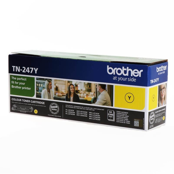 Toner TN247Y TN-247 Yellow in de groep COMPUTERS & RANDAPPARATUUR / Printers & Accessoires / Inkt & Toner / Toner / Brother bij TP E-commerce Nordic AB (C26215)