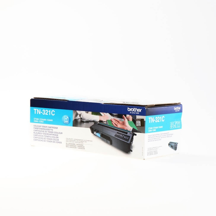 Toner TN321C TN-321 Cyan in de groep COMPUTERS & RANDAPPARATUUR / Printers & Accessoires / Inkt & Toner / Toner / Brother bij TP E-commerce Nordic AB (C26224)