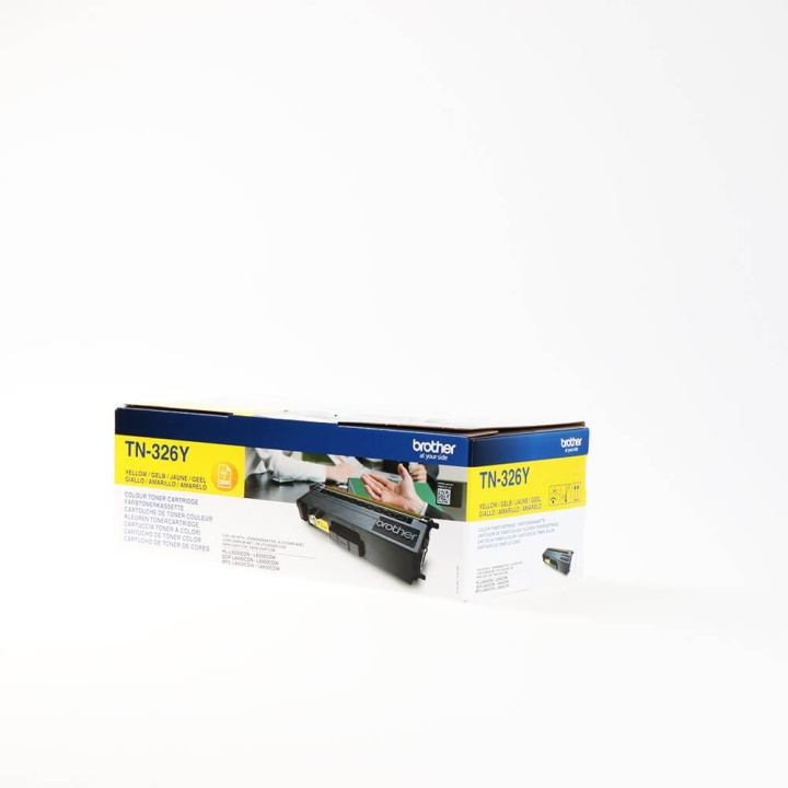 Toner TN326Y TN-326 Yellow in de groep COMPUTERS & RANDAPPARATUUR / Printers & Accessoires / Inkt & Toner / Toner / Brother bij TP E-commerce Nordic AB (C26235)