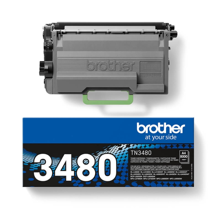 Toner TN3480 TN-3480 Black in de groep COMPUTERS & RANDAPPARATUUR / Printers & Accessoires / Inkt & Toner / Toner / Brother bij TP E-commerce Nordic AB (C26249)