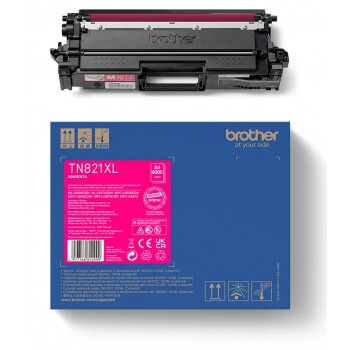 Toner TN821XLM TN-821XL Magenta in de groep COMPUTERS & RANDAPPARATUUR / Printers & Accessoires / Inkt & Toner / Toner / Brother bij TP E-commerce Nordic AB (C26283)