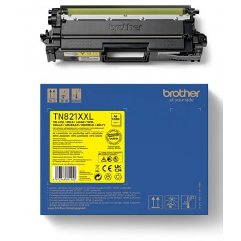 Toner TN821XXLY TN-821XXL Yellow in de groep COMPUTERS & RANDAPPARATUUR / Printers & Accessoires / Inkt & Toner / Inktpatronen / Brother bij TP E-commerce Nordic AB (C26288)