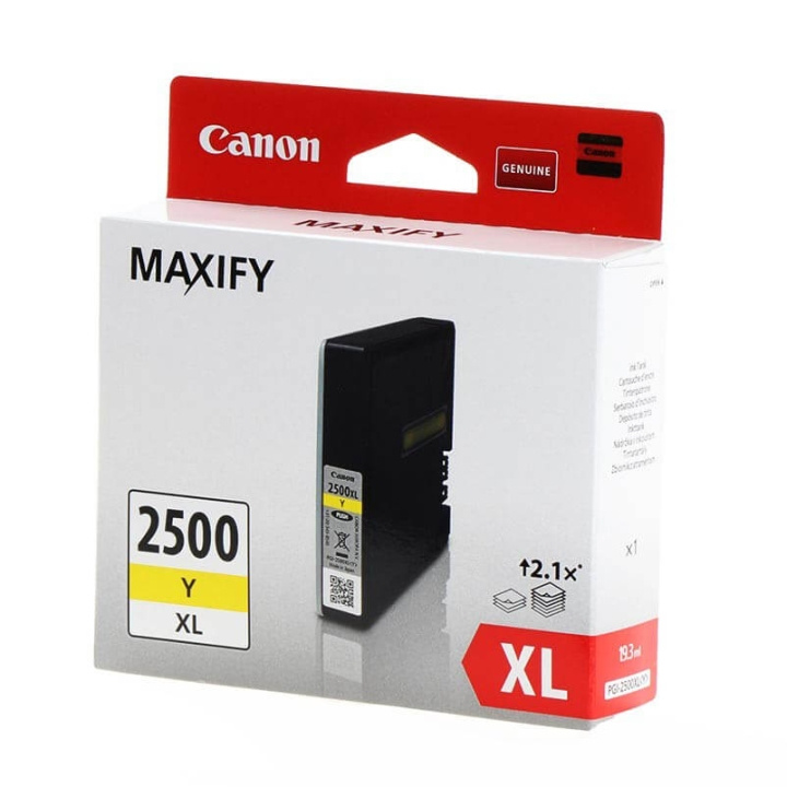 Ink 9267B001 PGI-2500XL Yellow in de groep COMPUTERS & RANDAPPARATUUR / Printers & Accessoires / Inkt & Toner / Toner / Canon bij TP E-commerce Nordic AB (C26348)