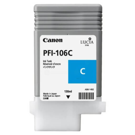 Ink 6622B001 PFI-106 Cyan in de groep COMPUTERS & RANDAPPARATUUR / Printers & Accessoires / Inkt & Toner / Toner / Canon bij TP E-commerce Nordic AB (C26378)