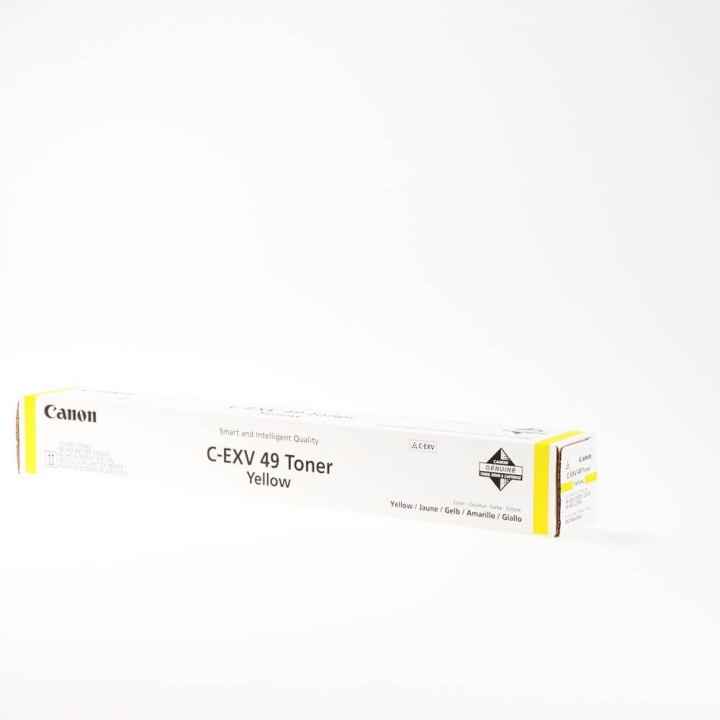 Toner 8527B002 C-EXV 49 Yellow in de groep COMPUTERS & RANDAPPARATUUR / Printers & Accessoires / Inkt & Toner / Toner / Canon bij TP E-commerce Nordic AB (C26438)