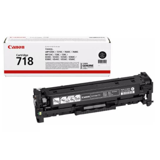 Toner 2662B002 718 Black in de groep COMPUTERS & RANDAPPARATUUR / Printers & Accessoires / Inkt & Toner / Toner / Canon bij TP E-commerce Nordic AB (C26509)