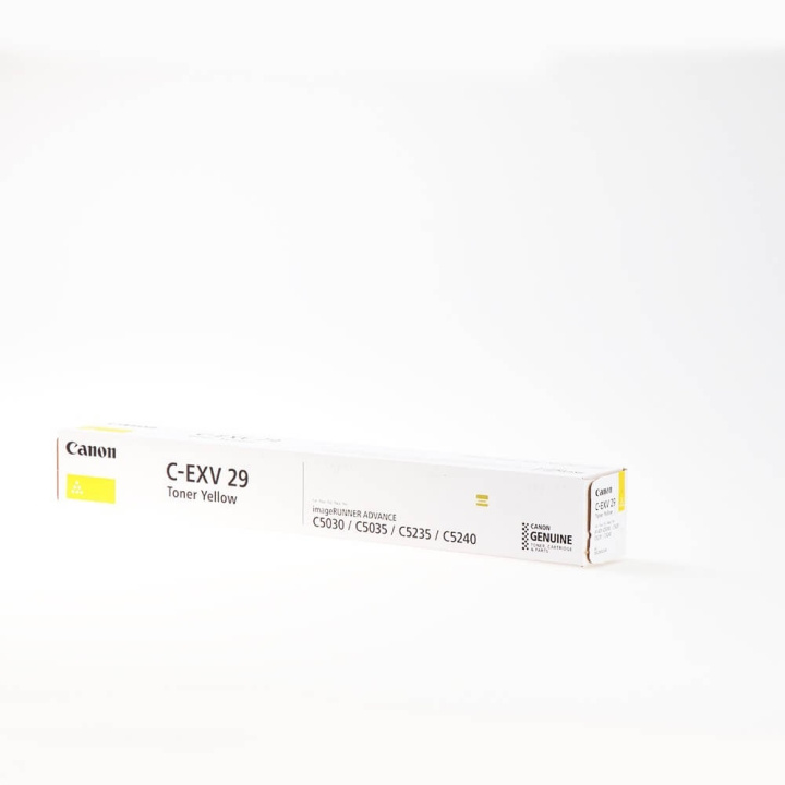 Toner 2802B002 C-EXV 29 Yellow in de groep COMPUTERS & RANDAPPARATUUR / Printers & Accessoires / Inkt & Toner / Toner / Canon bij TP E-commerce Nordic AB (C26518)