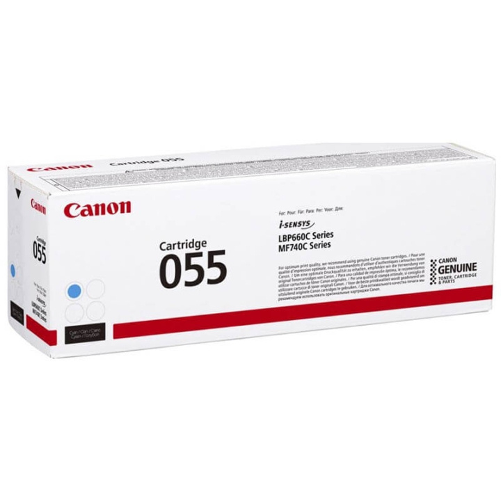 Toner 3015C002 055 Cyan in de groep COMPUTERS & RANDAPPARATUUR / Printers & Accessoires / Inkt & Toner / Toner / Canon bij TP E-commerce Nordic AB (C26524)