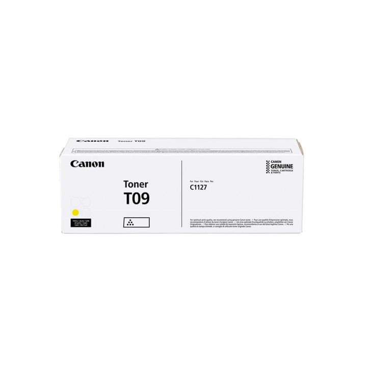 Toner 3017C006 T09 Yellow in de groep COMPUTERS & RANDAPPARATUUR / Printers & Accessoires / Inkt & Toner / Toner / Canon bij TP E-commerce Nordic AB (C26527)