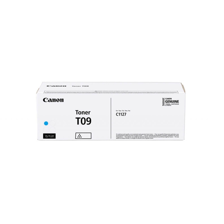 Toner 3019C006 T09 Cyan in de groep COMPUTERS & RANDAPPARATUUR / Printers & Accessoires / Inkt & Toner / Toner / Canon bij TP E-commerce Nordic AB (C26531)