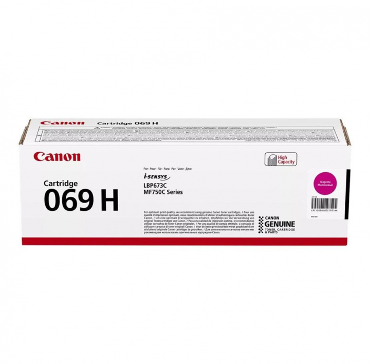 Toner 5096C002 069H Magenta in de groep COMPUTERS & RANDAPPARATUUR / Printers & Accessoires / Inkt & Toner / Toner / Canon bij TP E-commerce Nordic AB (C26595)