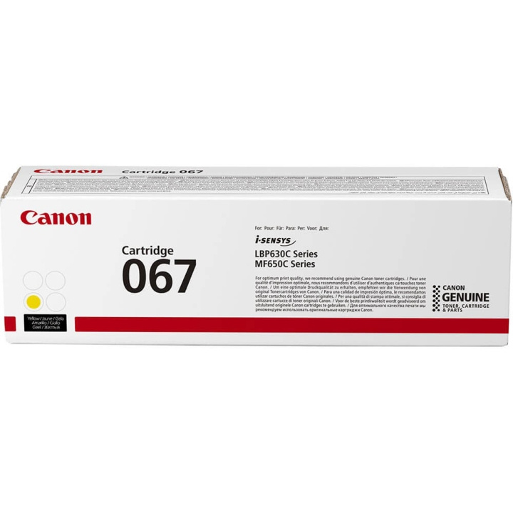 Toner 5099C002 067 Yellow in de groep COMPUTERS & RANDAPPARATUUR / Printers & Accessoires / Inkt & Toner / Toner / Canon bij TP E-commerce Nordic AB (C26609)