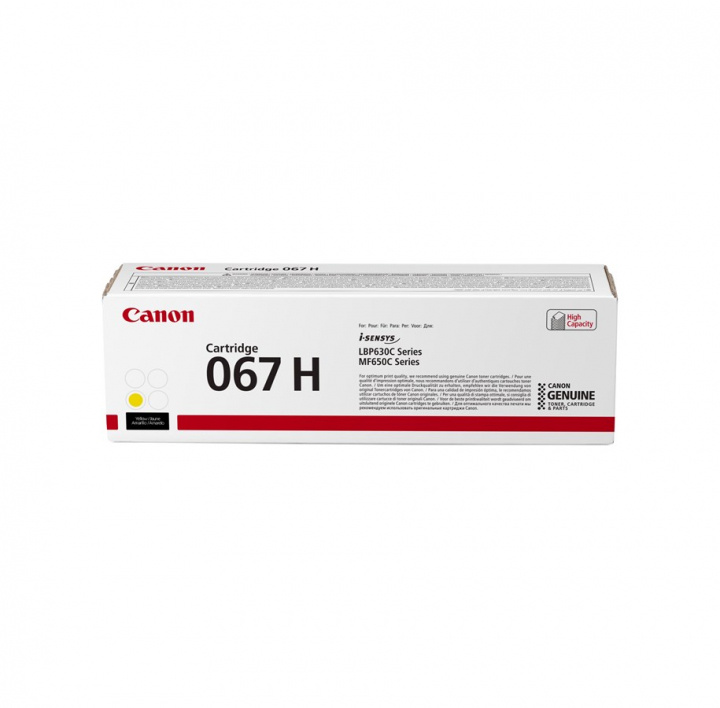 Toner 5103C002 067H Yellow in de groep COMPUTERS & RANDAPPARATUUR / Printers & Accessoires / Inkt & Toner / Toner / Canon bij TP E-commerce Nordic AB (C26613)