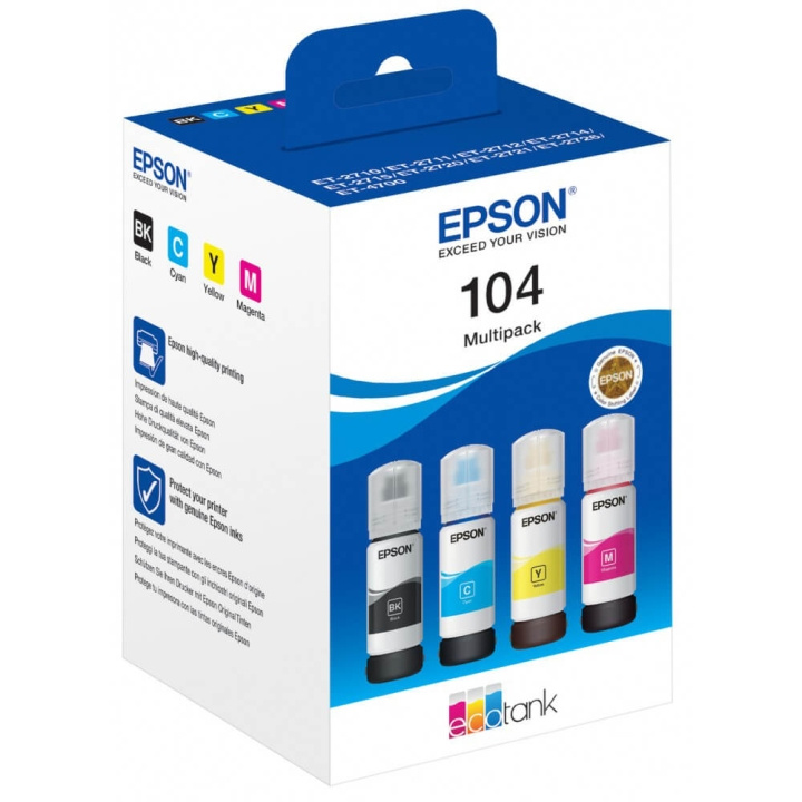 Ink C13T00P640 104 Multipack in de groep COMPUTERS & RANDAPPARATUUR / Printers & Accessoires / Inkt & Toner / Inktpatronen / Epson bij TP E-commerce Nordic AB (C26674)